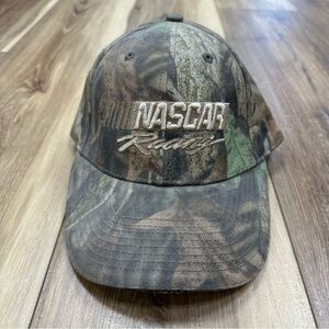 Advantage Timber Camo Nascar Camouflage Adjustable Strapback Hat